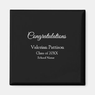 Grattis student lägger till namn simple mo magnet