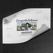 Grattis Student | Namnteckning fotogäst