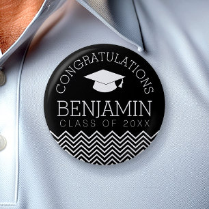 Grattis Student Studenten KAN REDIGERA FÄRG Knapp