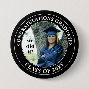 Grattis Student Studenten Photo Knapp