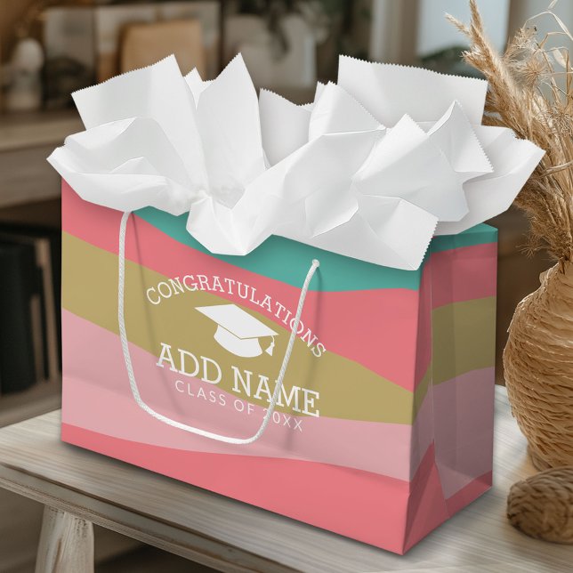 Grattis Student Studentmössa Modern (Custom Gift Bag)