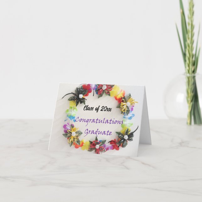 Grattis Student - Utformningskort för penning-Lei Inbjudan (Framsida)