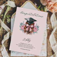 Grattis Studenten Dikt Girl Grad Cap