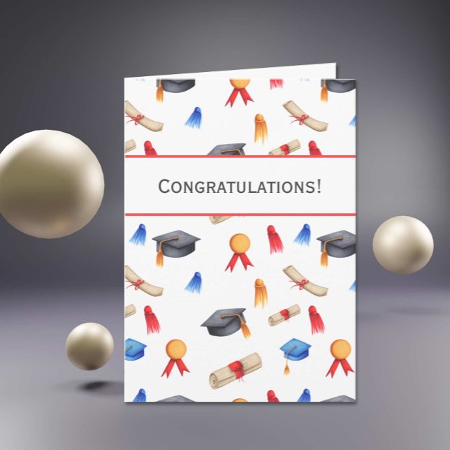 Grattis Studenten diplomater och Caps Kort (Skapare uppladdad)