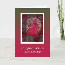 Grattis Studenten Doktor i Audiology Kort