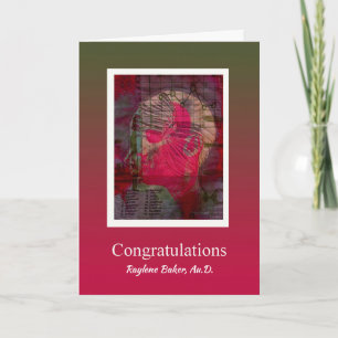 Grattis Studenten Doktor i Audiology Kort