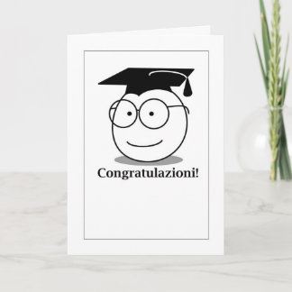 Grattis! - Studenten Emoji Helgkort