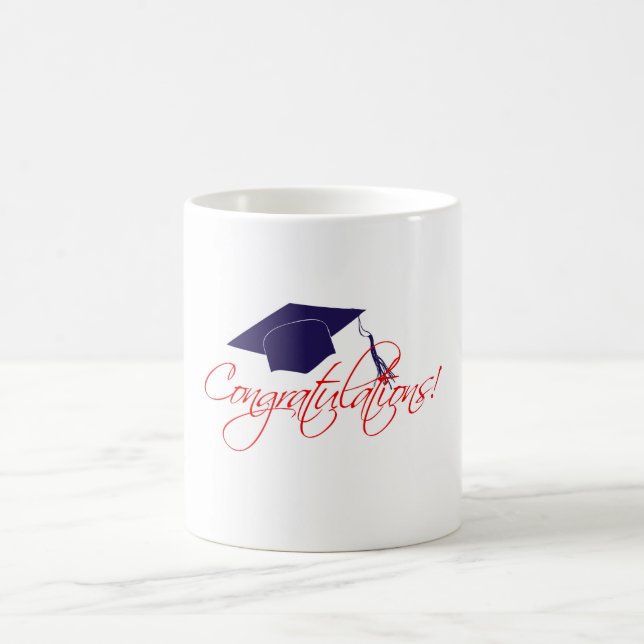 Grattis studenten hat kaffemugg (Center)
