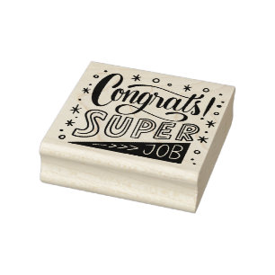Grattis Superjobb Stämpel