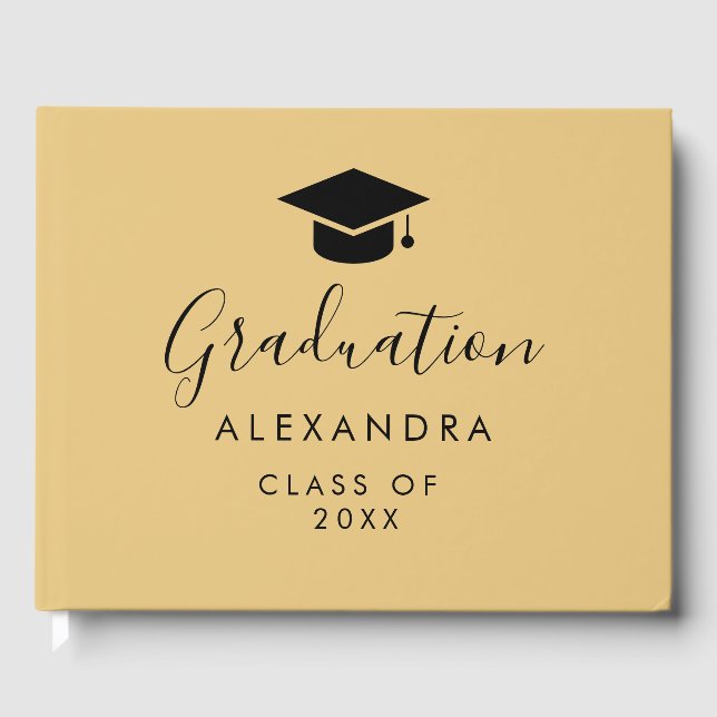 Grattis Svarta Guld Studenten Gästböcker (Framsida)