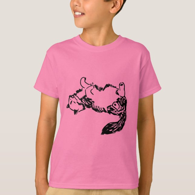 grattis tack presentfest fest färgglad t-shirt (Framsida)