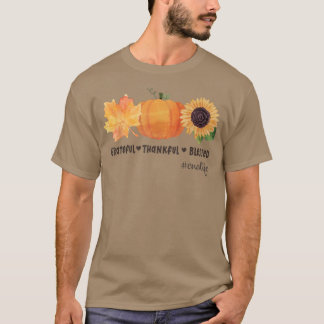 Grattis, tack, välsignad CNA Life Autumn Pumpkin T Shirt