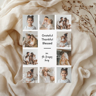 Grattis, tacksamma foton på välsignad Thanksgiving Inbjudningar