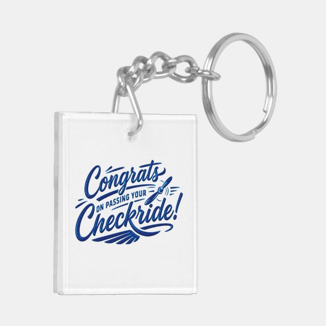 Grattis till att du klarade din checkflygning! (Vänster Baksida)