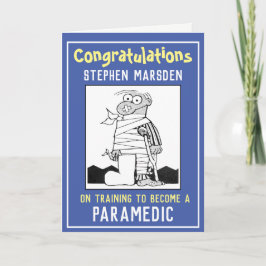 Grattis till att ha utbildat dig till ambulanssjuk kort