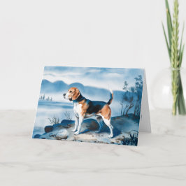 Grattis till att välkomna det nya beagle-kortet kort