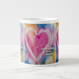 Grattis till China Bone Lycklig Mugg art av Pedie  Jumbo Mugg