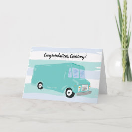 Grattis till din Food Truck-verksamhet Lycka till Kort