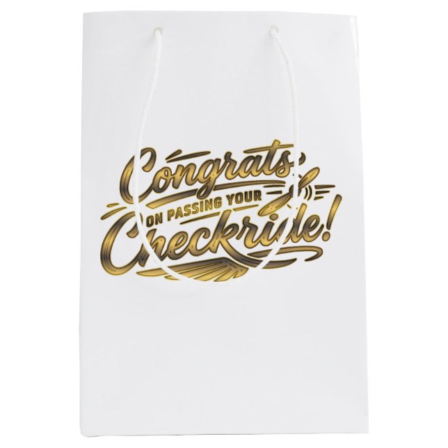 Grattis till din genomgångna checkflygning! (Framsidan)