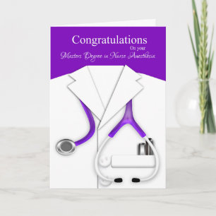 Grattis till din magisterexamen i anestesi kort