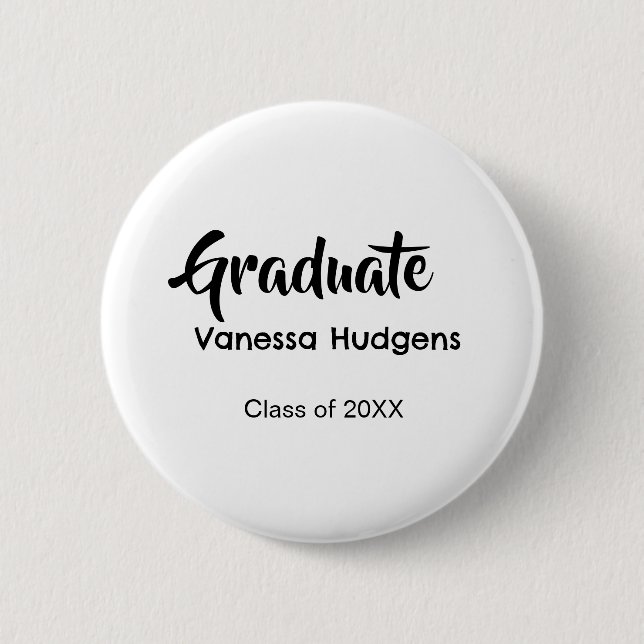 Grattis till examen namn datum år klass universite knapp (Framsida)