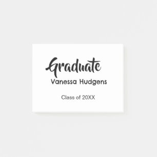 Grattis till examen namn datum år klass universite post-it block