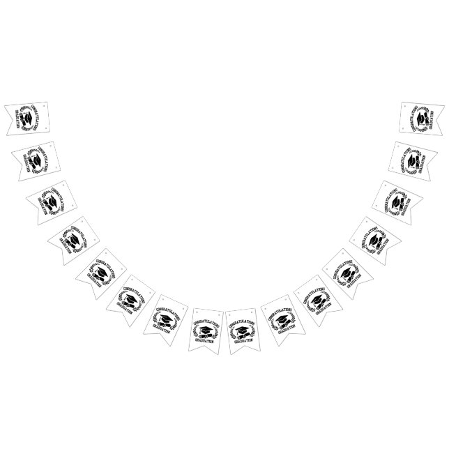 Grattis till examensfirande vimpelbanner vimplar (Alla)