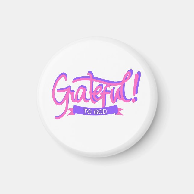 Grattis till Gud Magnet (Framsidan)