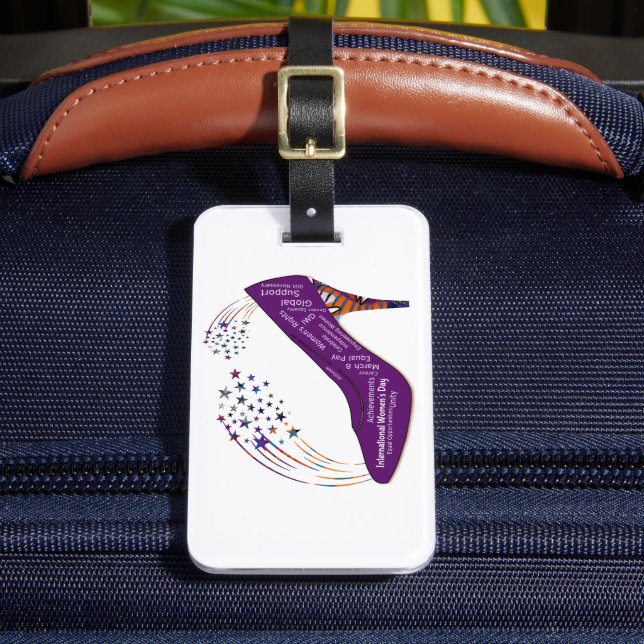 Grattis till kvinnodagen i Internationell Bagagebricka (Framsida Insitu 2)