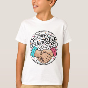 Grattis till Lycklig Vänskap Day T Shirt
