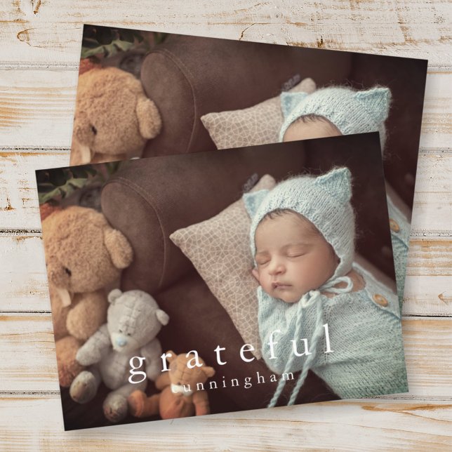 Grattis till Modern Family Photo Thanksgiving Helg Vykort (Skapare uppladdad)