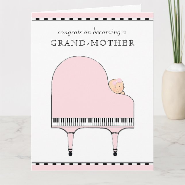 Grattis till nya mormor kort (Framsida)