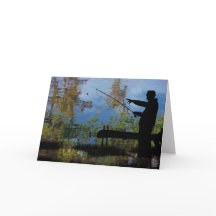 Grattis till pensionen kort för äldre man som fisk