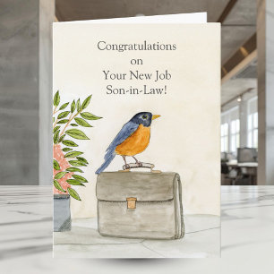 Grattis till svärson på ny tjänst Robin Kort