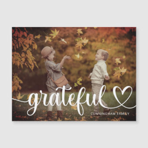 Grattis till Thanksgiving Simple Family Photo