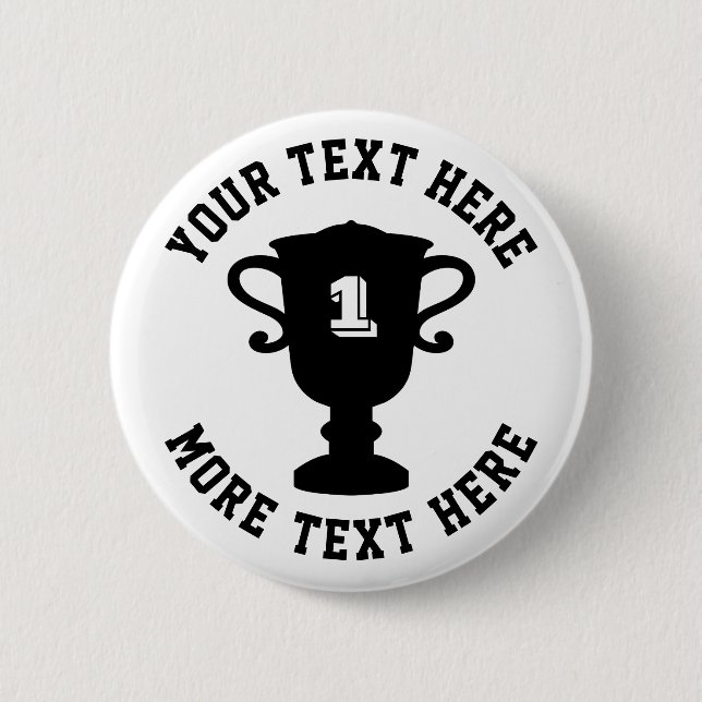Grattis troféer kopp 1:a ställe-priset knapp (Framsida)