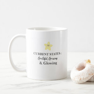 Grattis, uppväxt och inspirerande Mugg