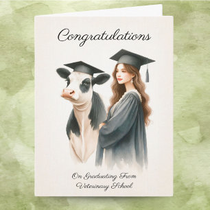 Grattis Veterinärskolan Ko Och Examen Kort