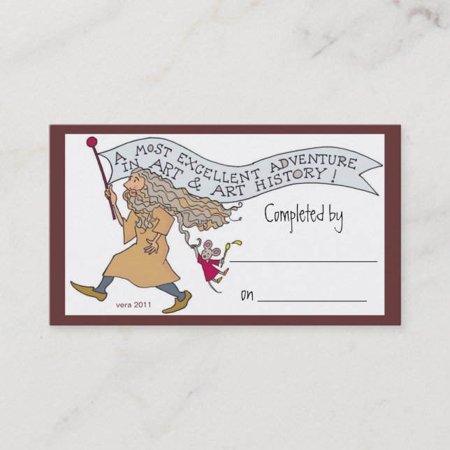 Grattis! Visitkort (Framsida)