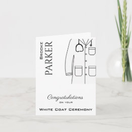 Grattis White Jackar Ceremony Doktor Kort