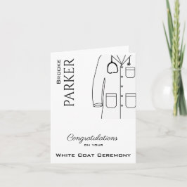 Grattis White Jackar Ceremony Doktor Kort