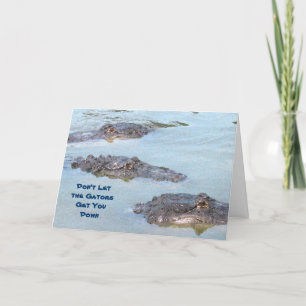 Grattisalligatorkort Kort