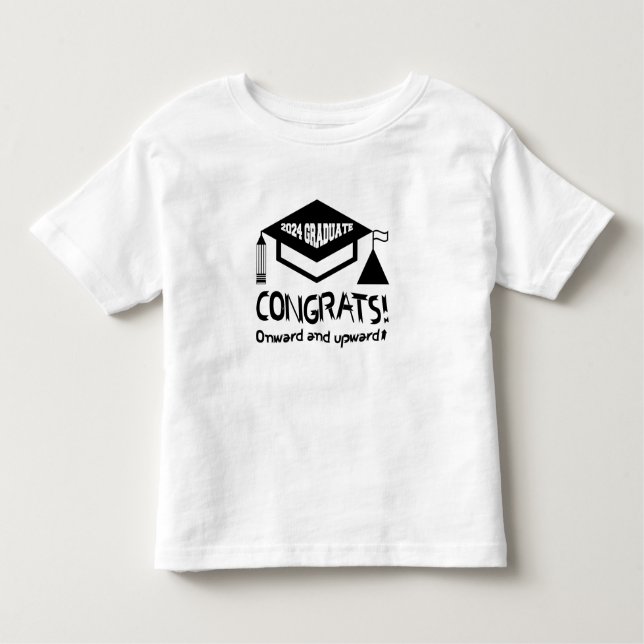 Grattisar, 2024 Student! T Shirt (Framsida)
