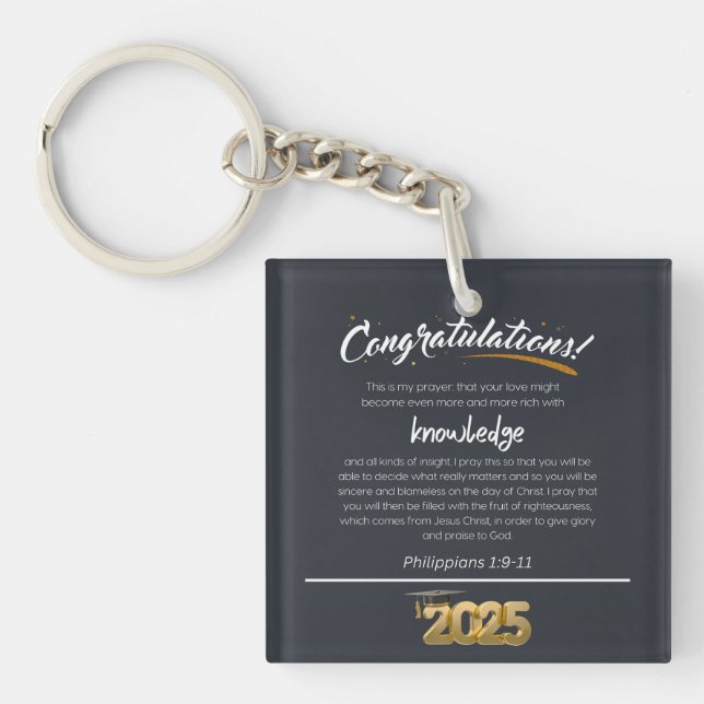 Grattisar 2025 Filippinerna 1:9-11 kristna (Framsidan)