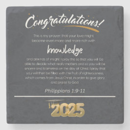 Grattisar 2025 Filippinerna 1:9-11 kristna Stenunderlägg