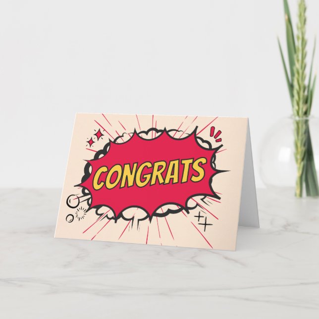 Grattisar Academic Award med Explosion Kort (Framsida)