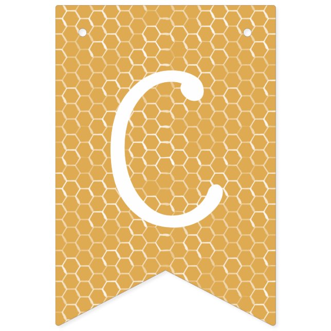 Grattisar av bin och Honeycomb Vimplar (Första flaggan)