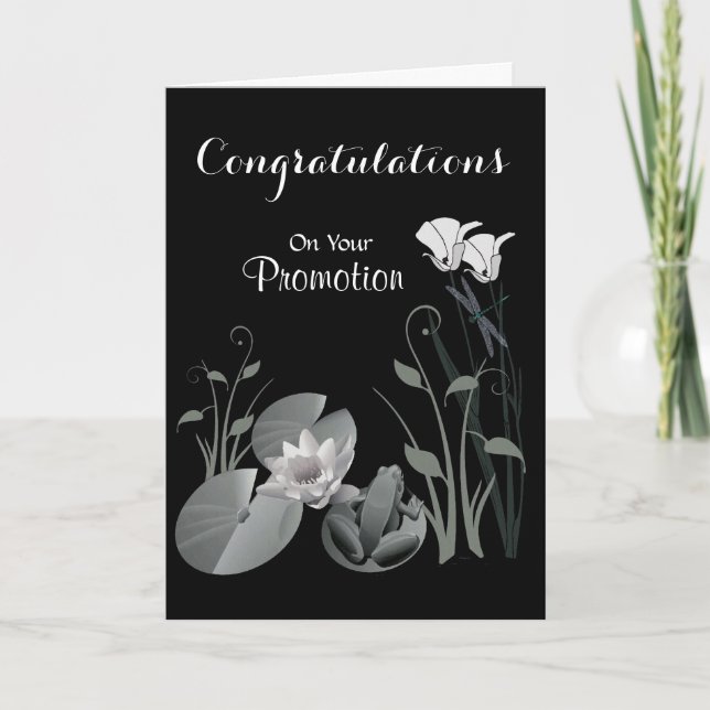 Grattisar / Befordran - Marshland Graphics Kort (Framsida)