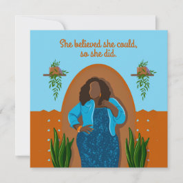 Grattisar Black Woman som hon trodde kunde