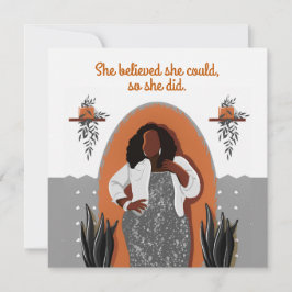 Grattisar Black Woman som hon trodde kunde